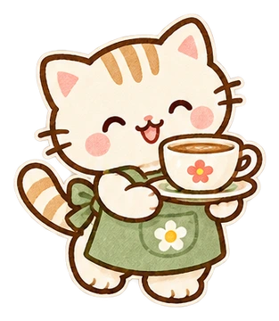 喫茶店のねこ