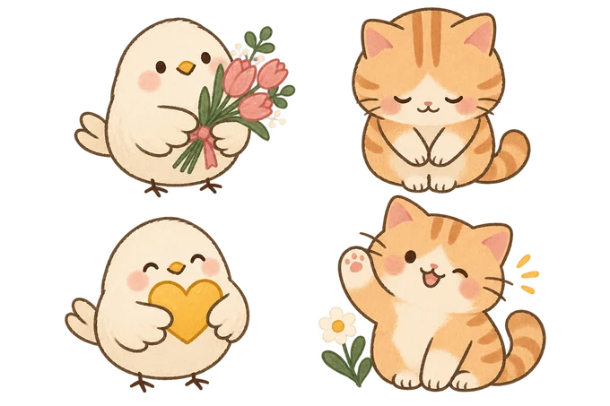 ありがとうのイラスト